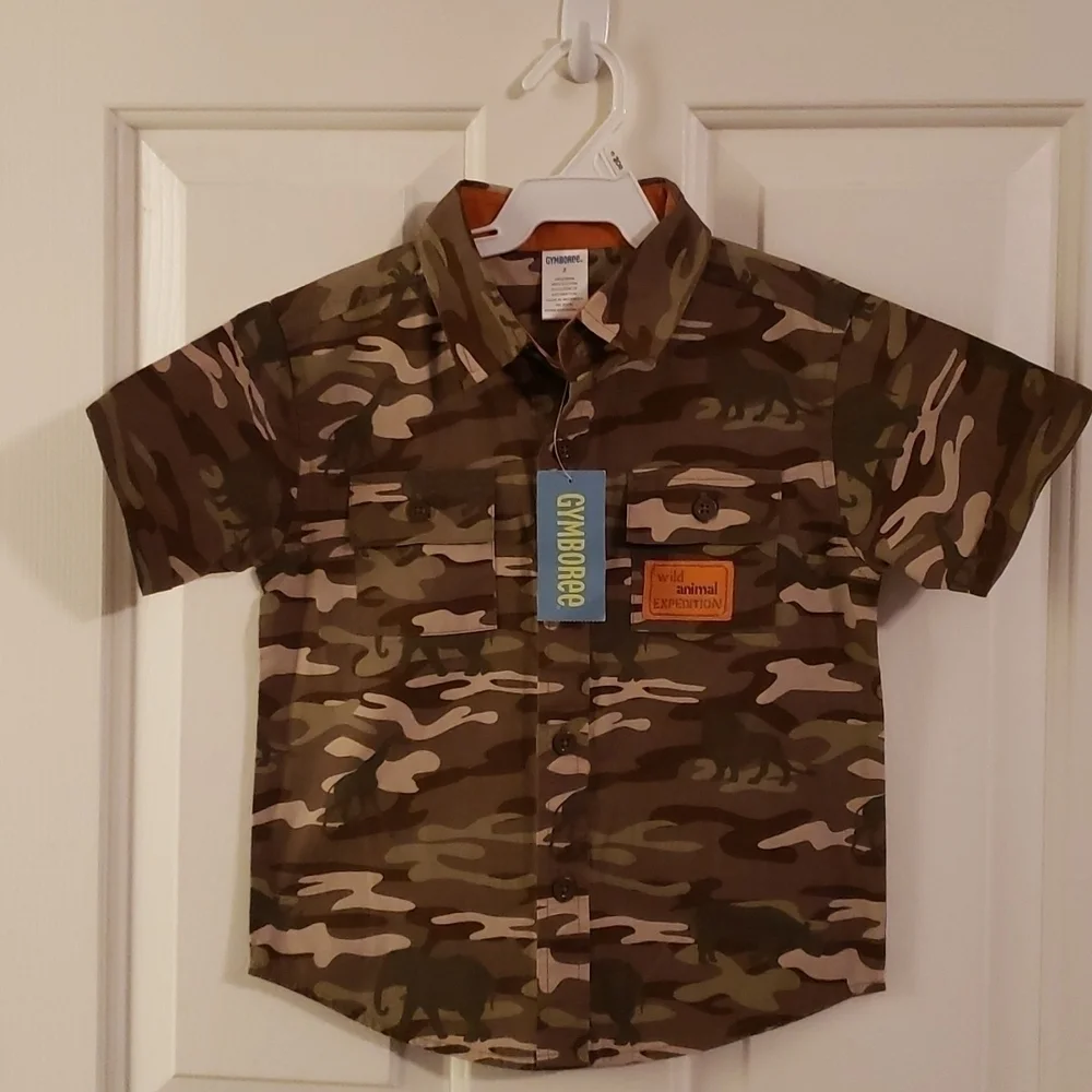 gymboree Camouflage Shirt NWT